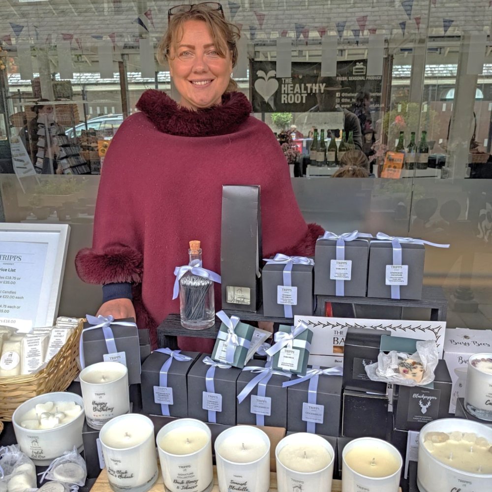 Tripps' Vibrant Debut at Tiverton's Farmers Market: A Scent-Sational Success!